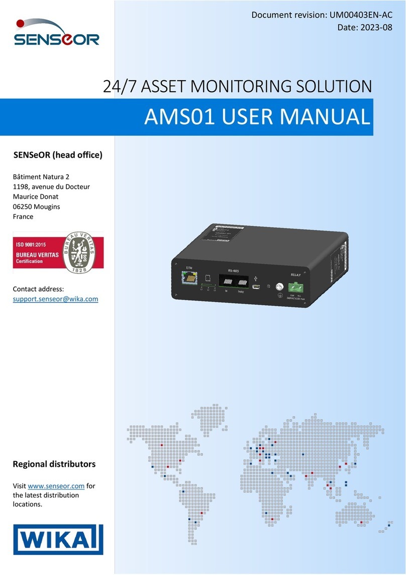 WIKA SENSeOR AMS01 User manual