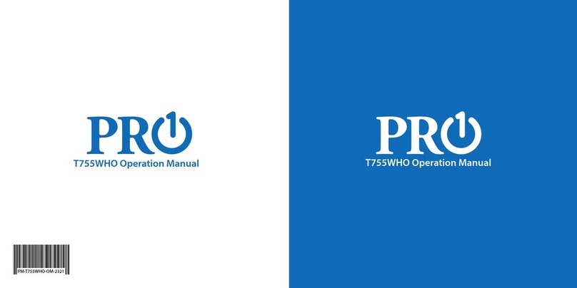 Pro 1 IAQ T755WHO Operation manual