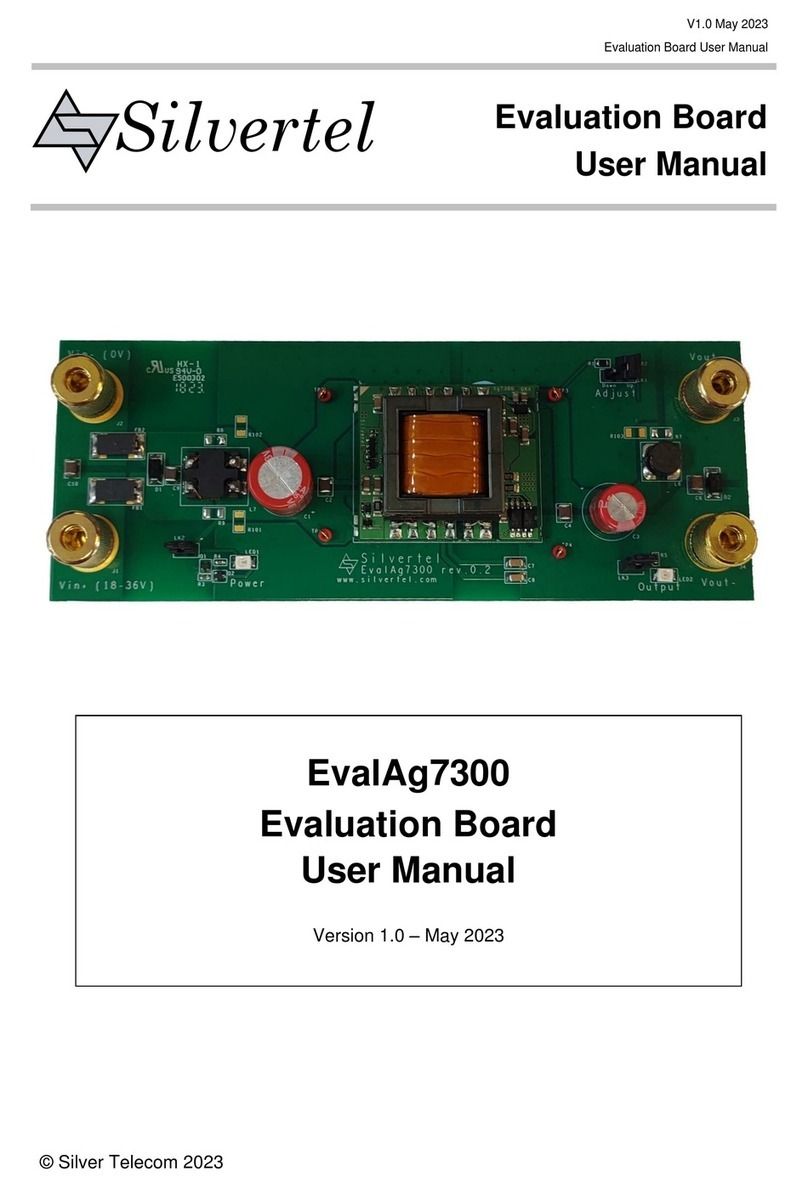 Silvertel EvalAg7300 user manual