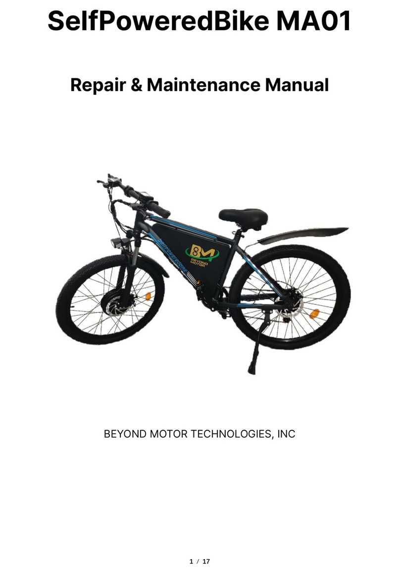 Beyond SelfPoweredBike MA01 User manual