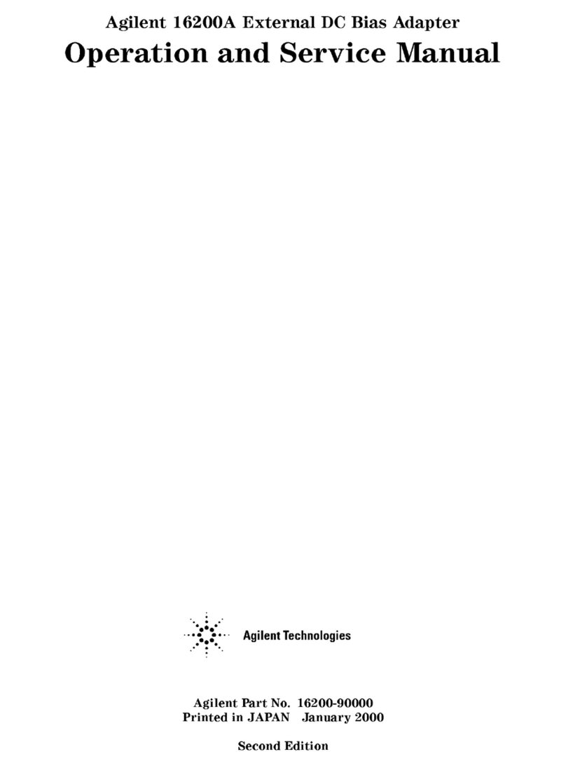 Agilent Technologies 16200A Operation manual