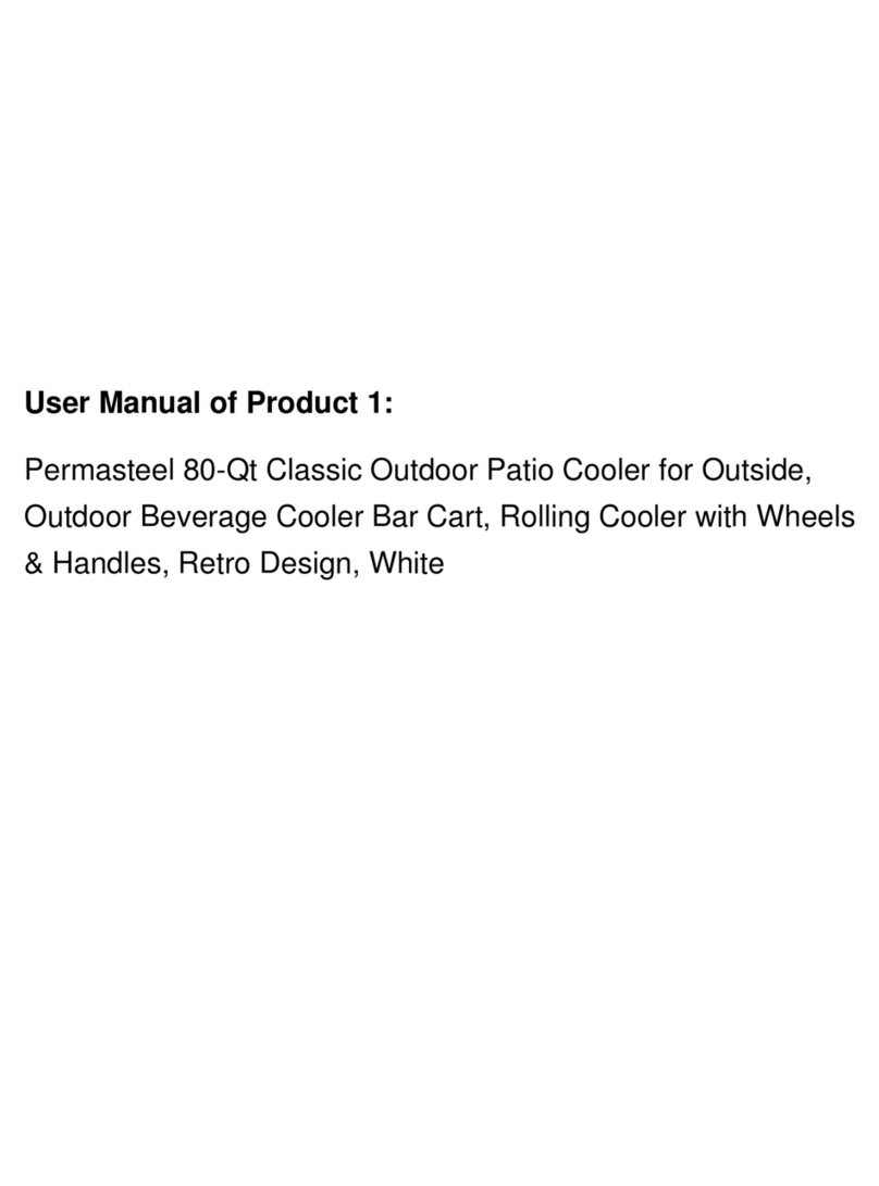 PERMASTEEL PS-203-80QT Use & care guide