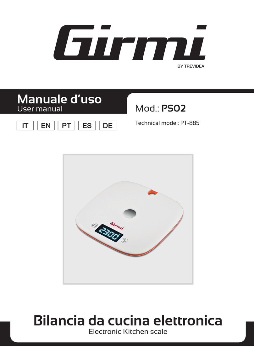 TREVIDEA Girmi PS02 user manual