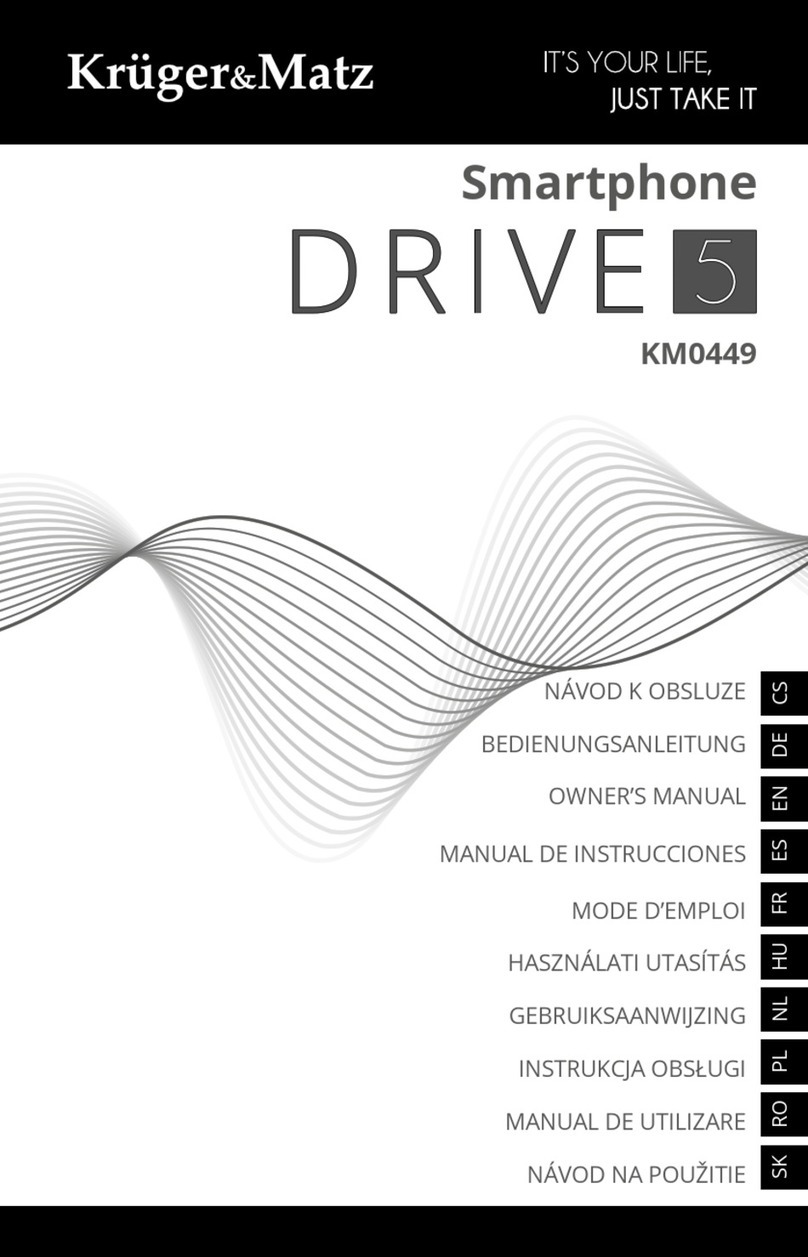 Krüger & Matz DRIVE 5 User manual Krüger & Matz DRIVE 5 User manual