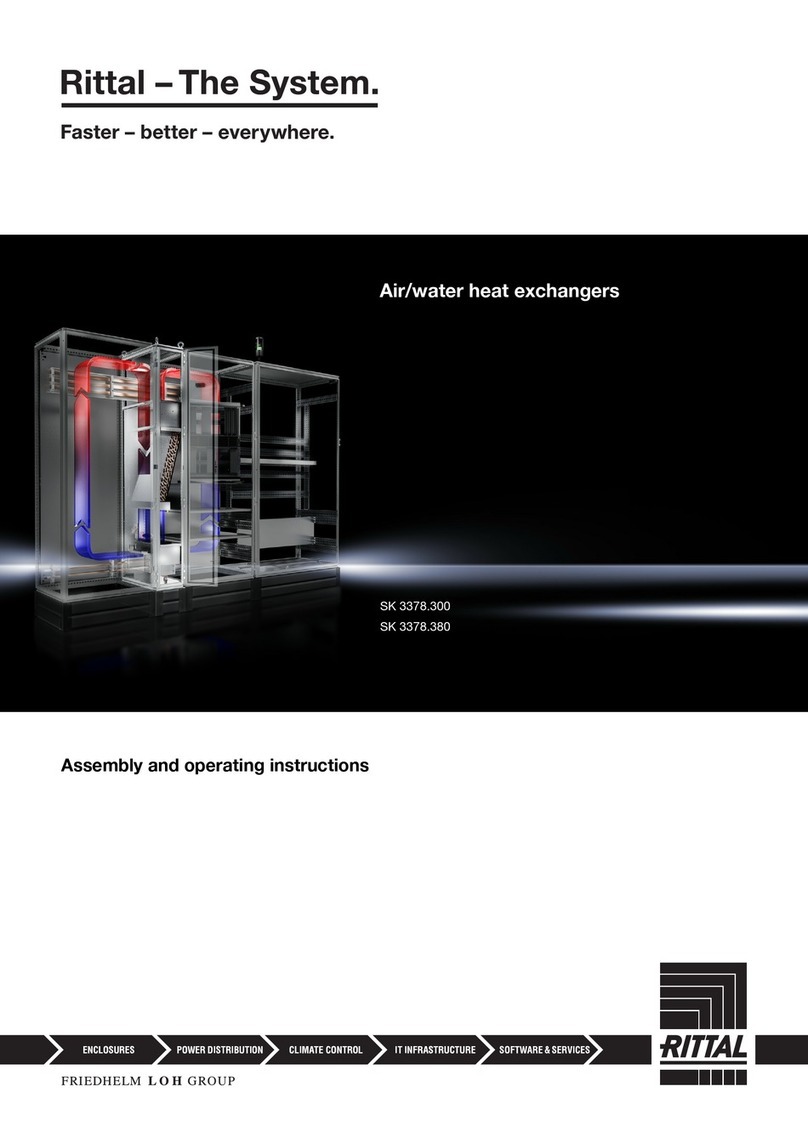 Rittal SK 3378.300 Assembly and operating instructions