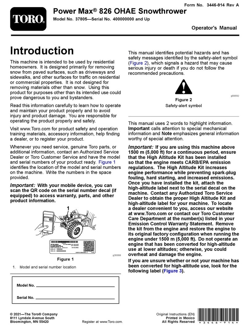 Toro 37805 User manual