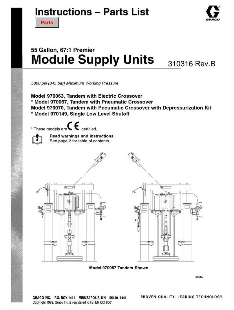 Graco 970063 Instructions-parts list