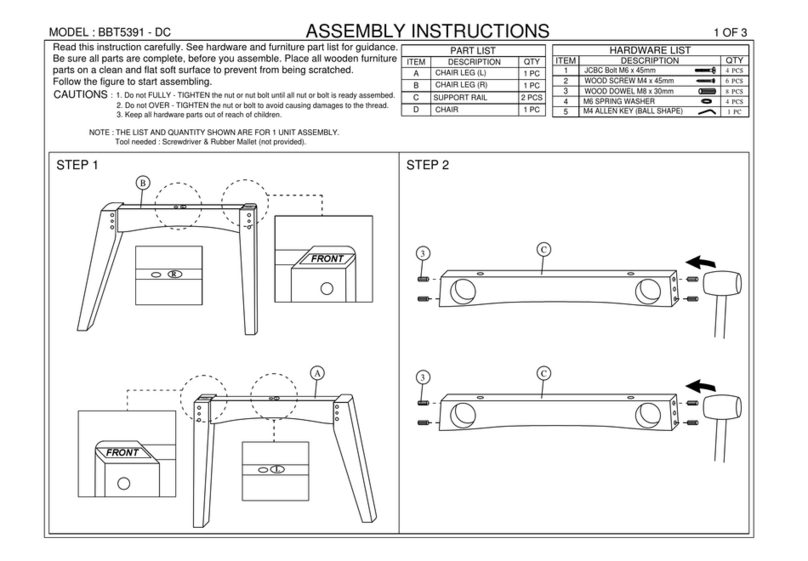 Baxton Studio BBT5391-DC User manual