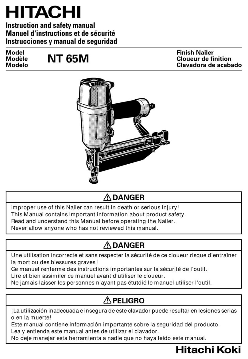 Hitachi NT 65M Instruction and safety manual