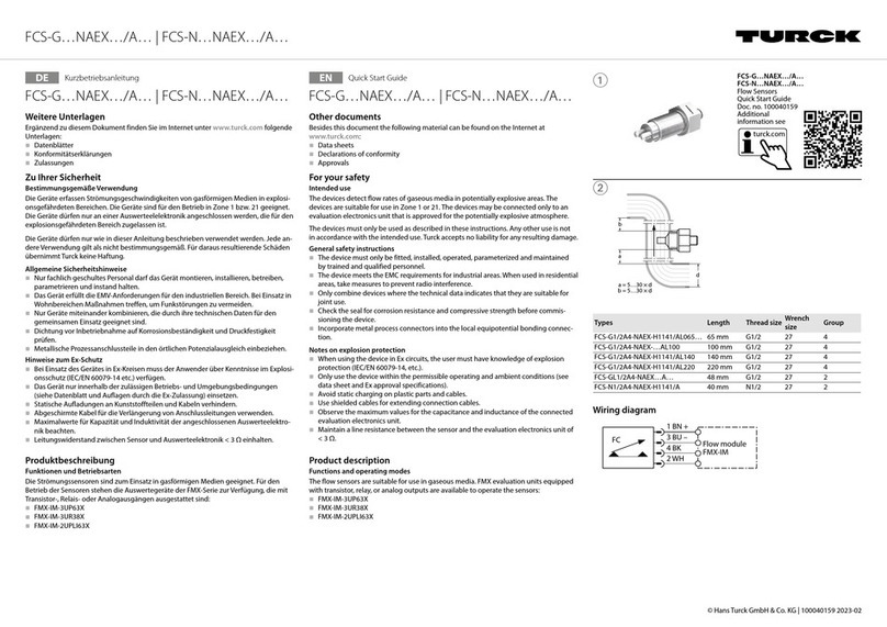 turck FCS-G NAEX /A Series quick start guide