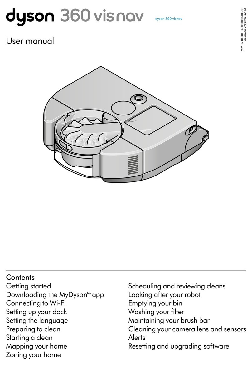 Dyson 360 Vis Nav User manual Dyson 360 Vis Nav User manual