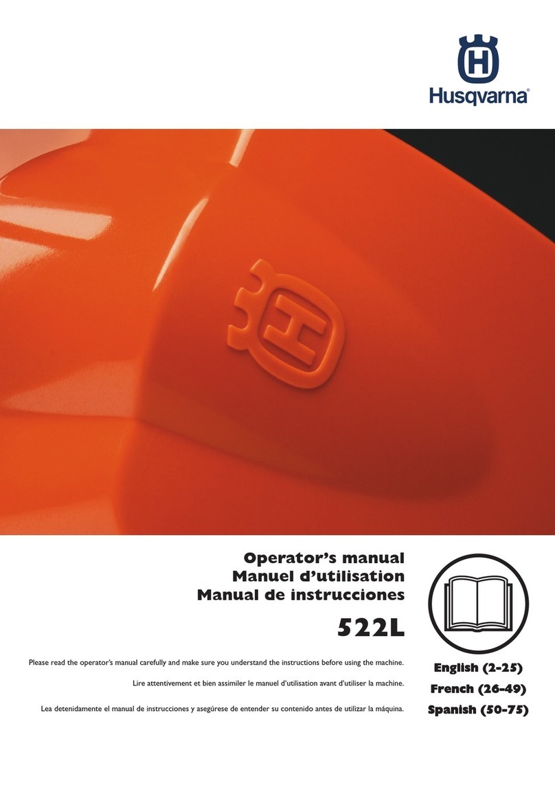 Husqvarna 522L Operator's manual