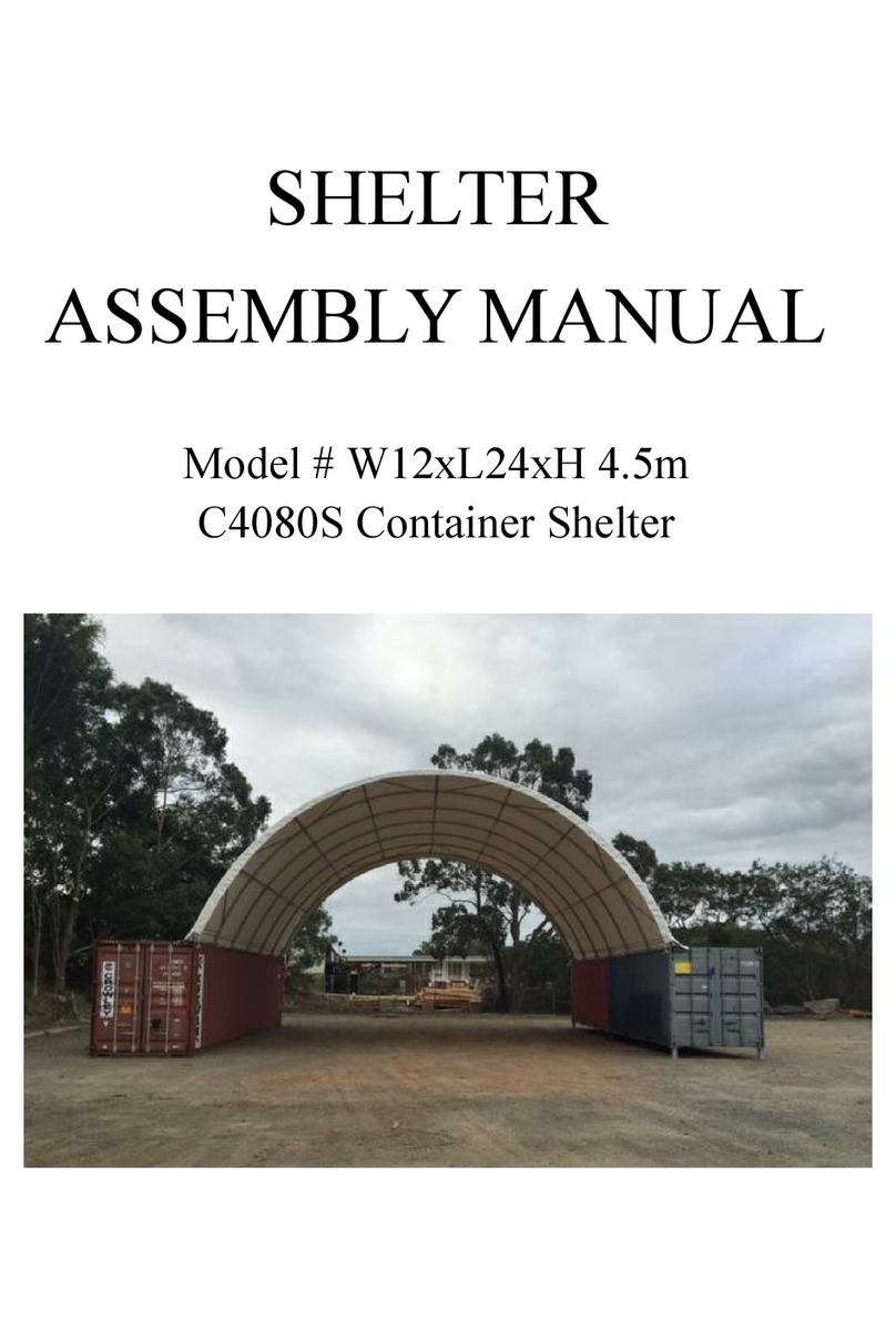 Storage Canopy C4080S Assembly manual