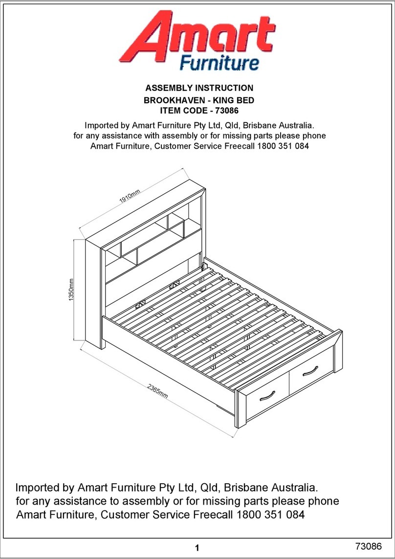 Amart Furniture BROOKHAVEN 73086 Assembly instruction Amart Furniture BROOKHAVEN 73086 Assembly instruction