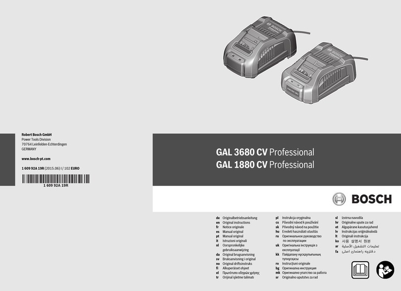 Bosch GAL Professional 1880 CV User manual