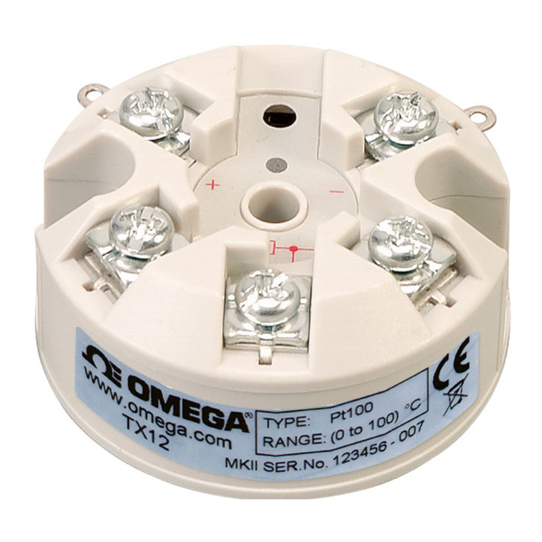 Omega TX12 User manual
