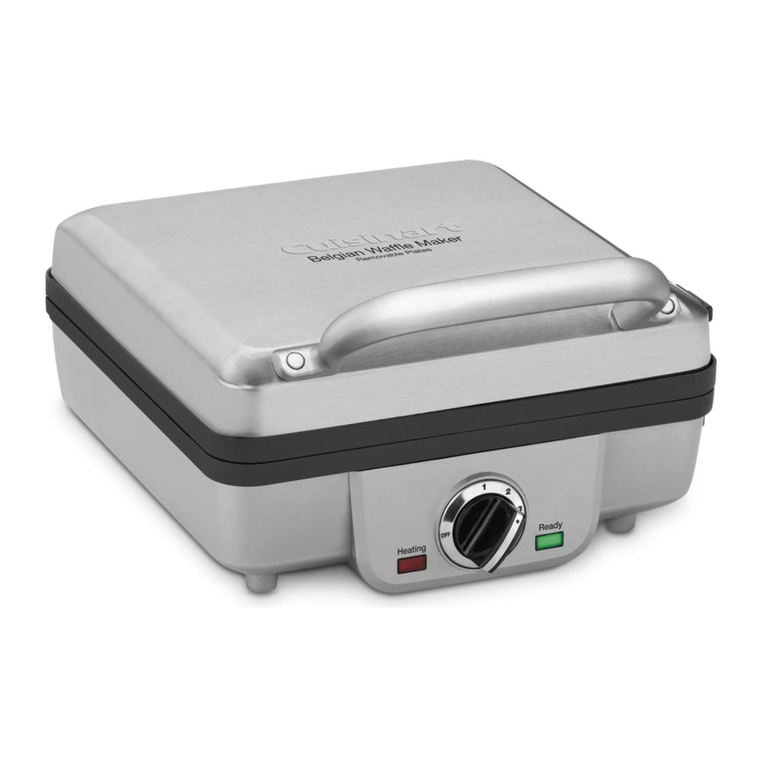 Cuisinart Breakfast Central WAF-300 Series User manual