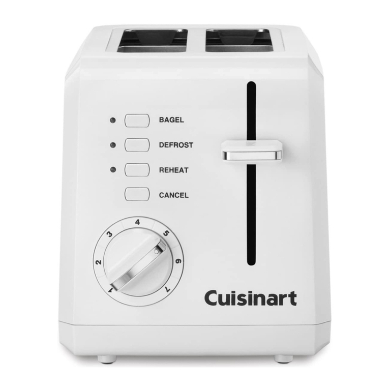 Cuisinart CPT-122 Series user manual