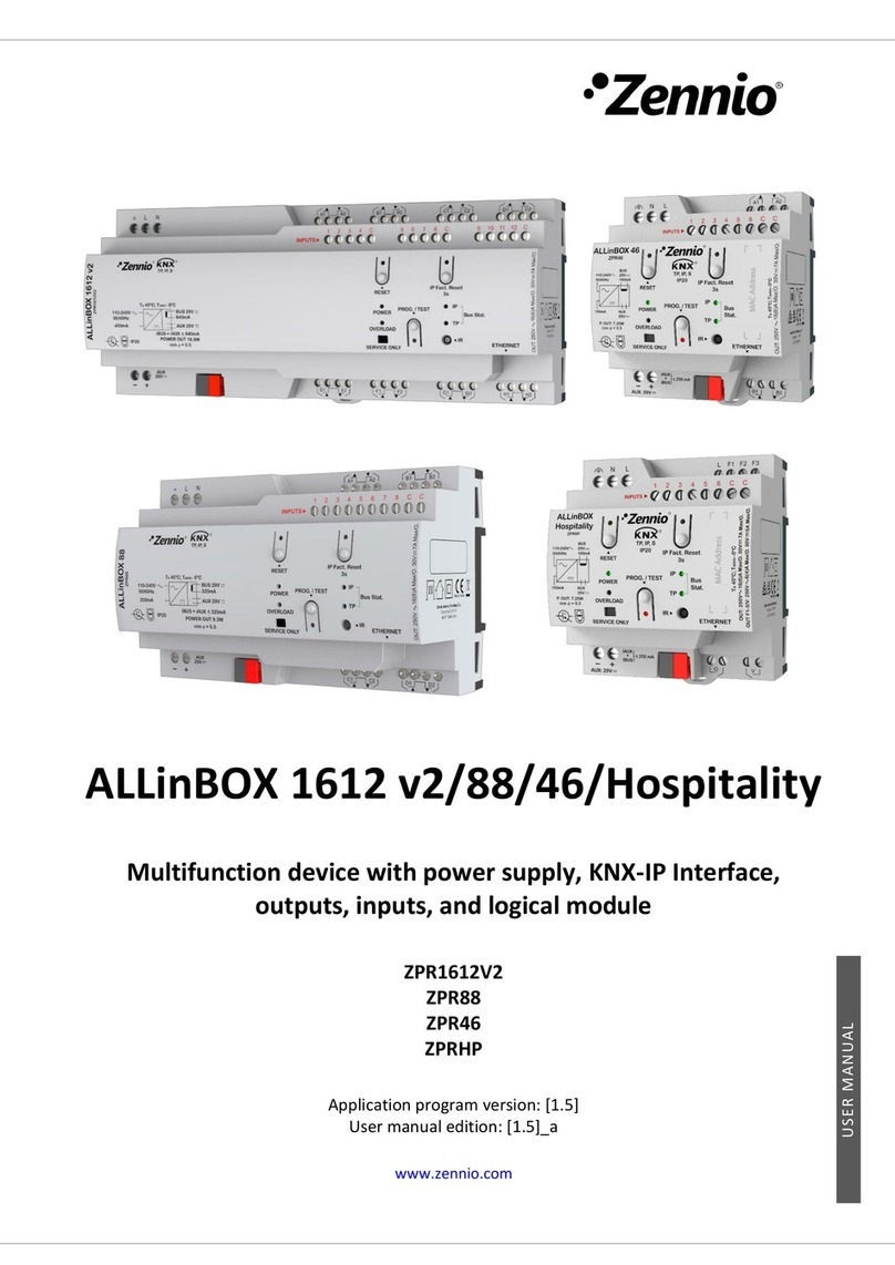 Zennio ALLinBOX 1612 v2 user manual