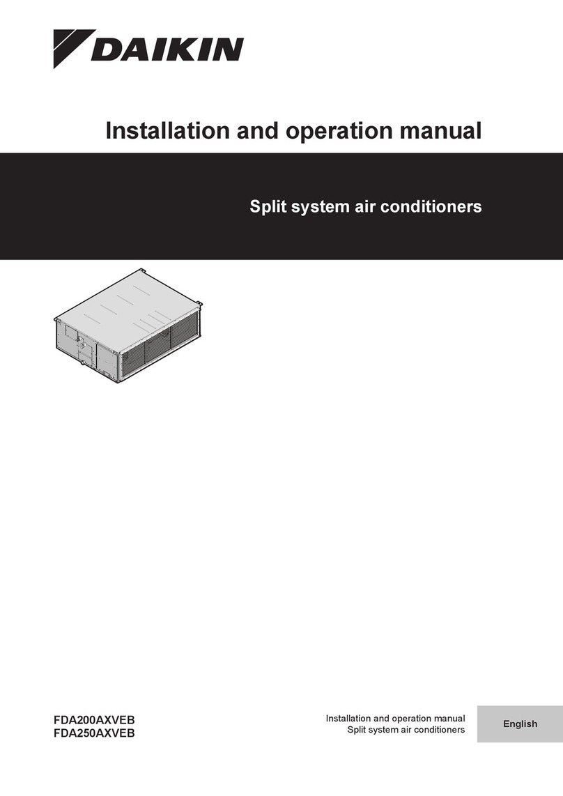 Daikin FDA200AXVEB User manual