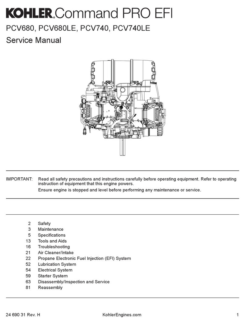Kohler Command PRO EFI PCV680LE User manual