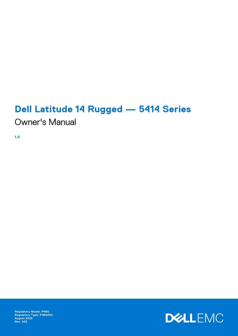 Dell Latitude 14 Rugged 5414 Series User manual