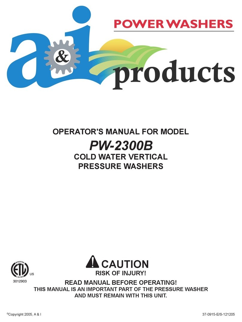 A&I Products PW-2300B User manual