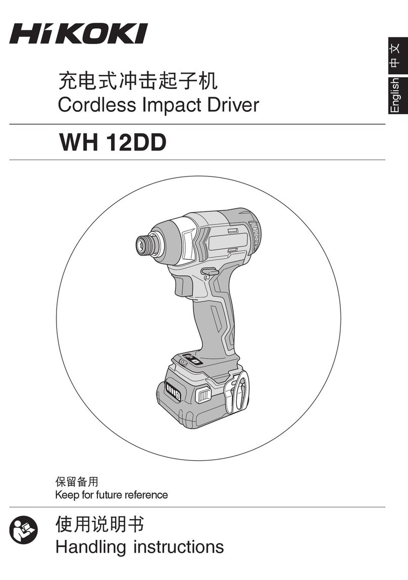 HIKOKI WH 12DD User manual HIKOKI WH 12DD User manual