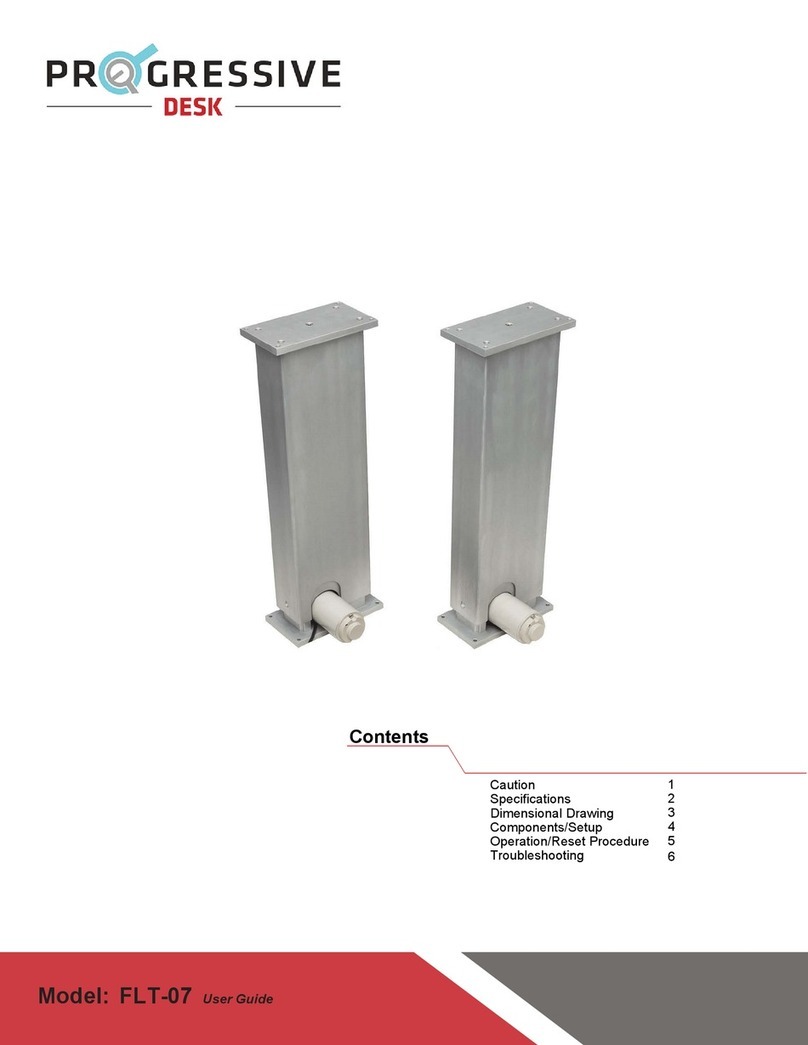 PROGRESSIVE DESK FLT-07 user guide