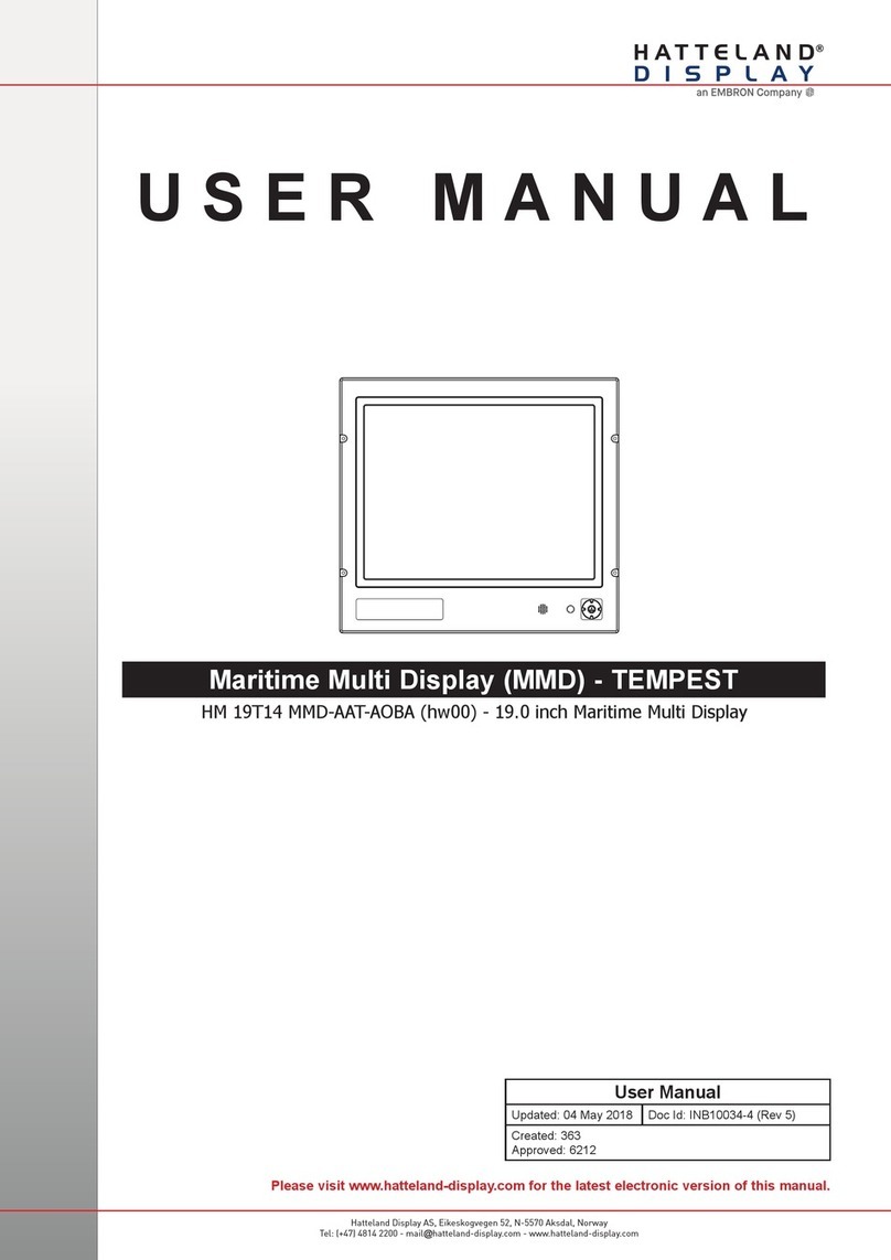 Hatteland HM 19T14 User manual