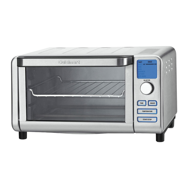 Cuisinart Compact Digital Toaster Oven Broiler TOB-100 user manual