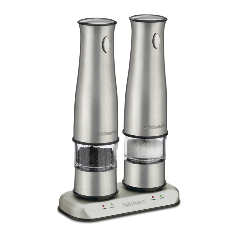 Cuisinart Rechargeable Salt & Pepper Mill SP-2 user manual