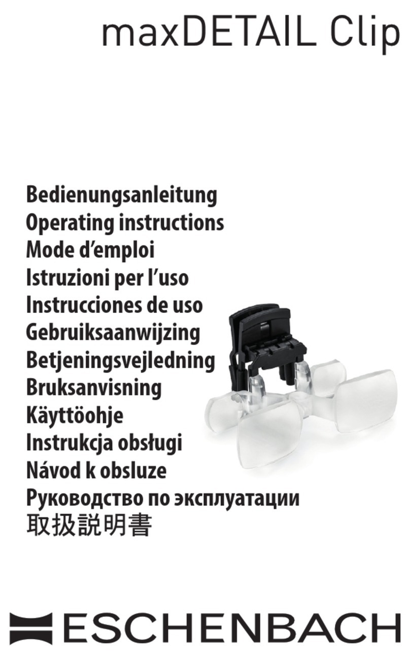 Eschenbach MaxDetail Clip operating instructions Eschenbach MaxDetail Clip operating instructions
