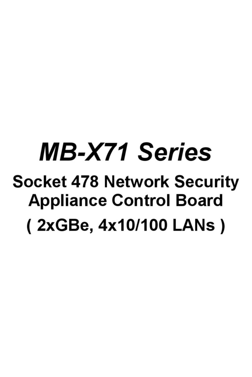 Lanner electronics MB-X71 Series User manual