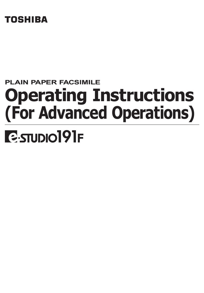 Toshiba e-STUDIO 191F User manual