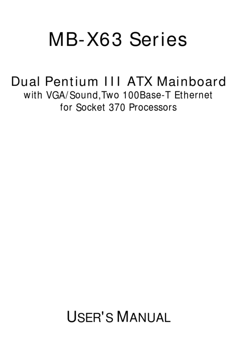 Lanner electronics MB-X63 Series user manual