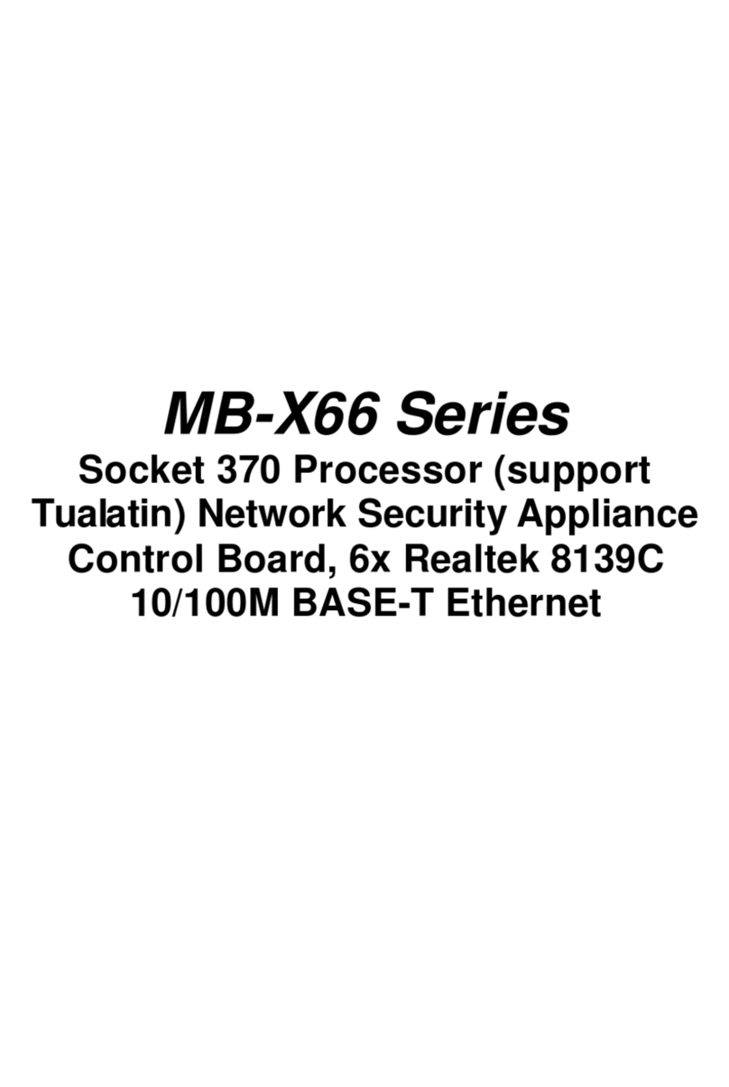 Lanner electronics MB-X66 Series User manual