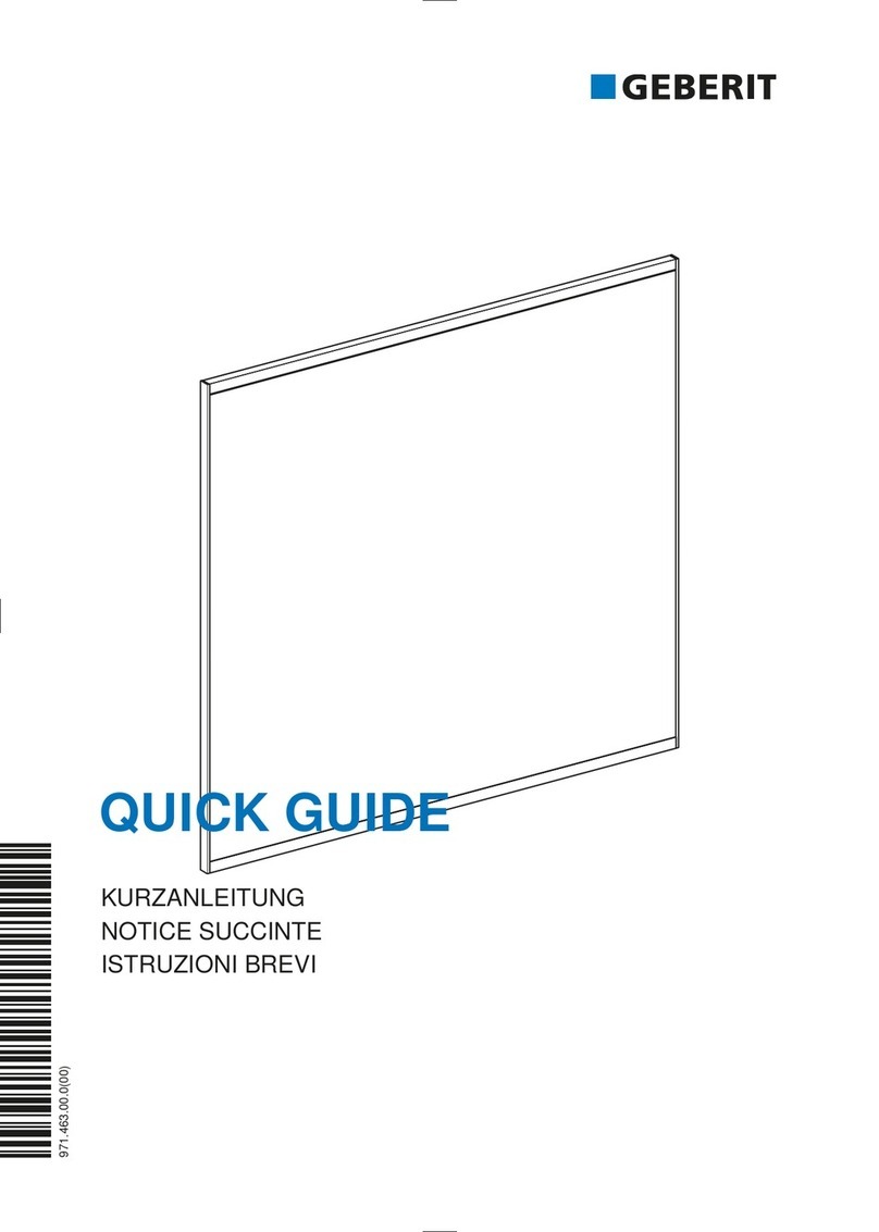 Geberit Option Plus Square quick guide