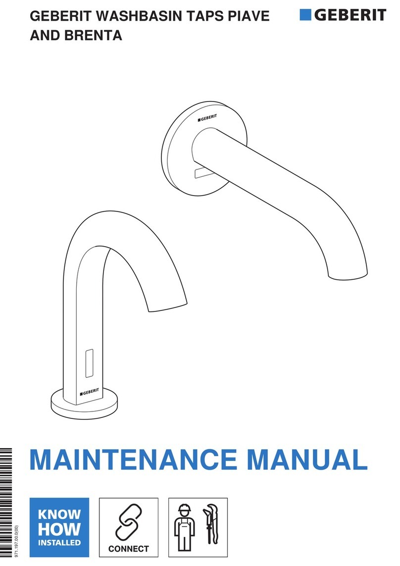 Geberit Piave Maintenance manual Geberit Piave Maintenance manual