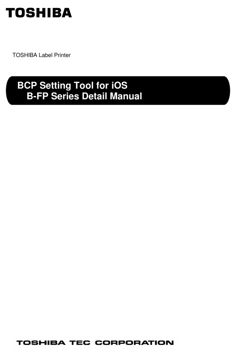 Toshiba B-FP Series User manual