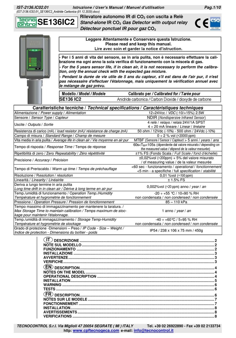 Tecnocontrol SE136IC2 User manual