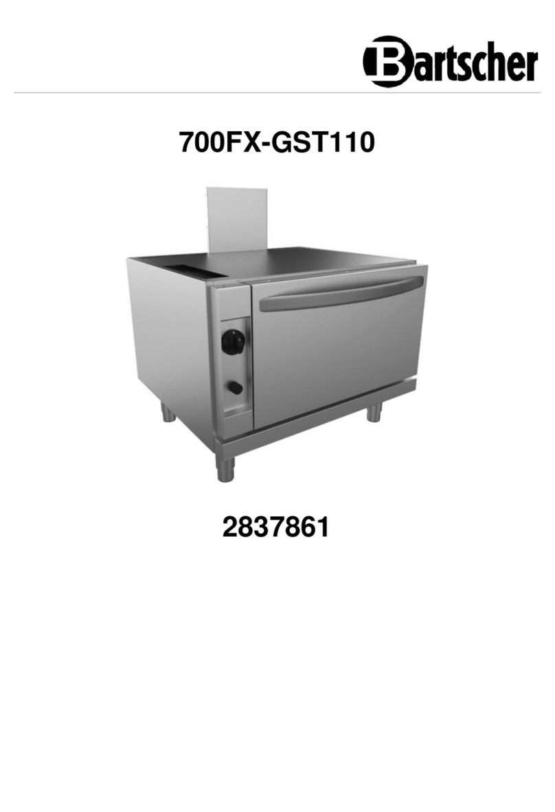 Bartscher 700FX-GST110 User manual