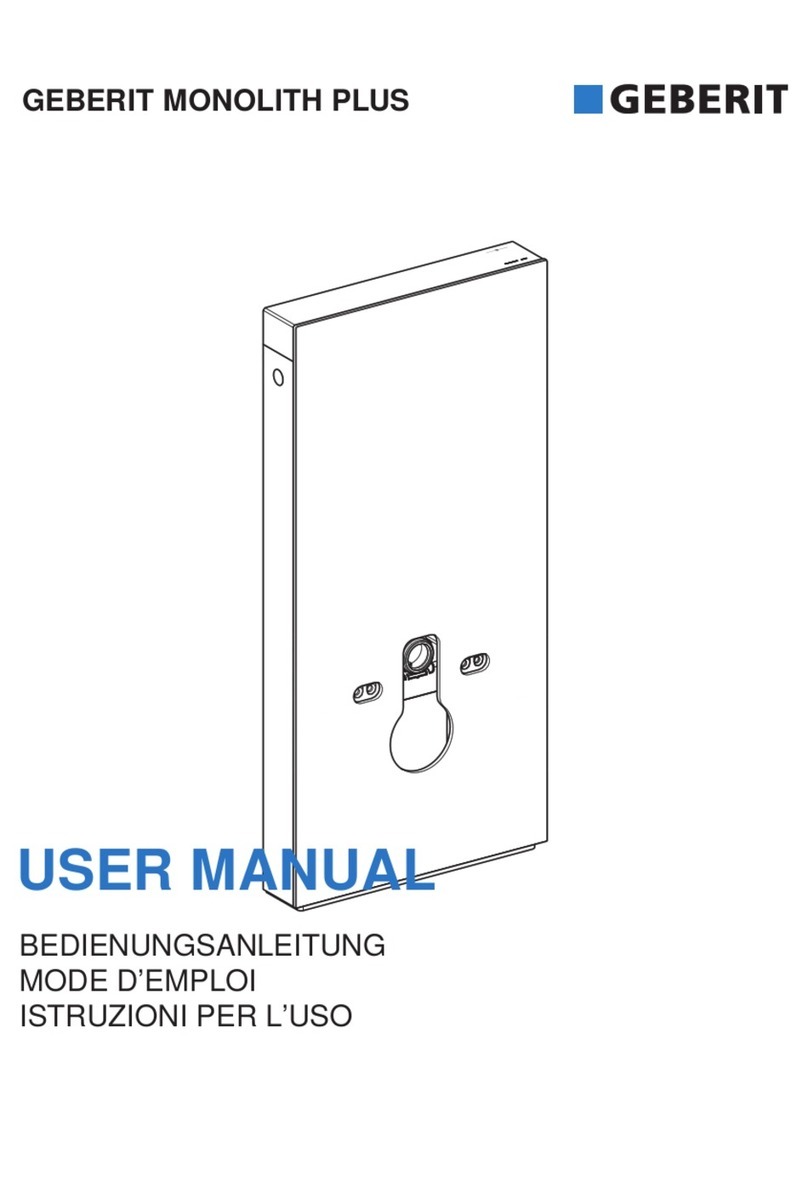 Geberit Monolith Plus User manual
