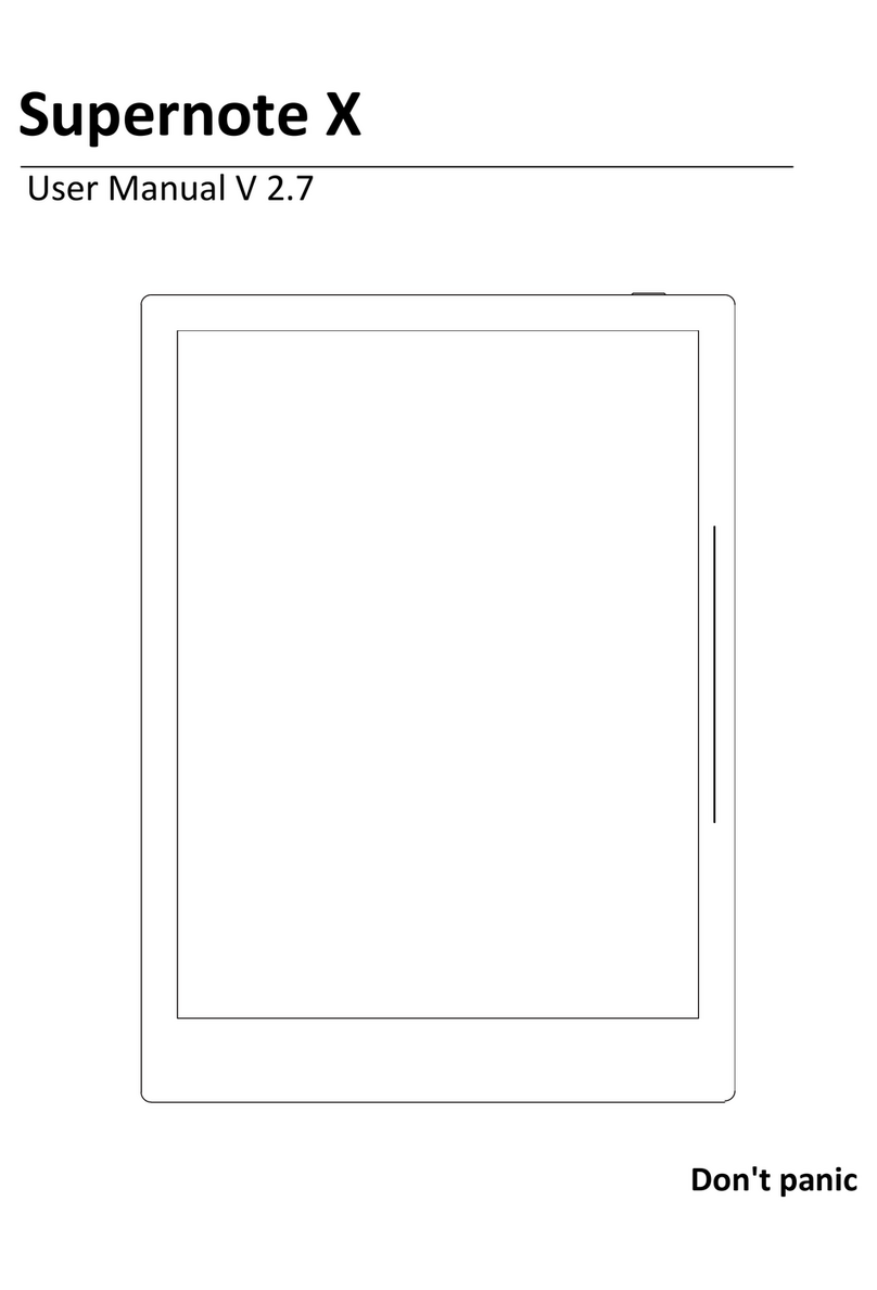 Supernote Supernote A5 X user manual
