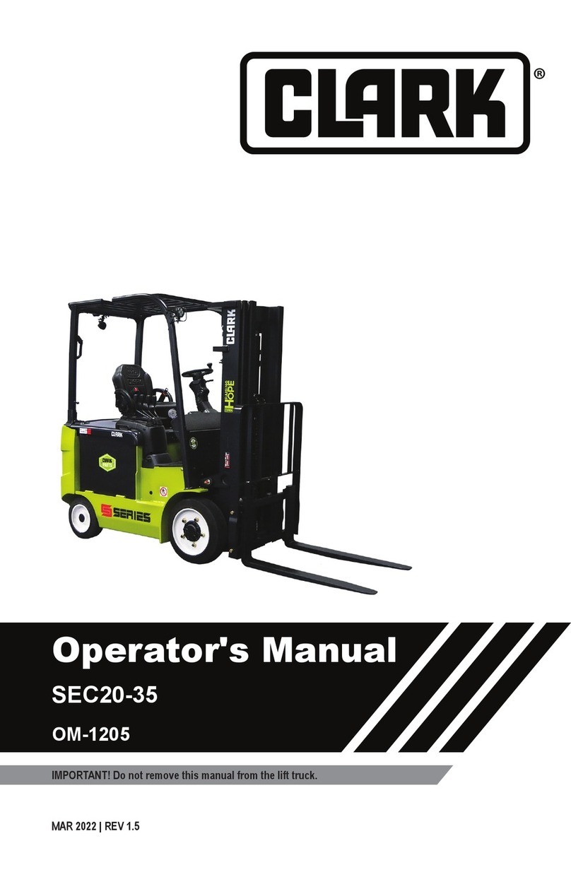 Clark SEC20-35 Operator's manual
