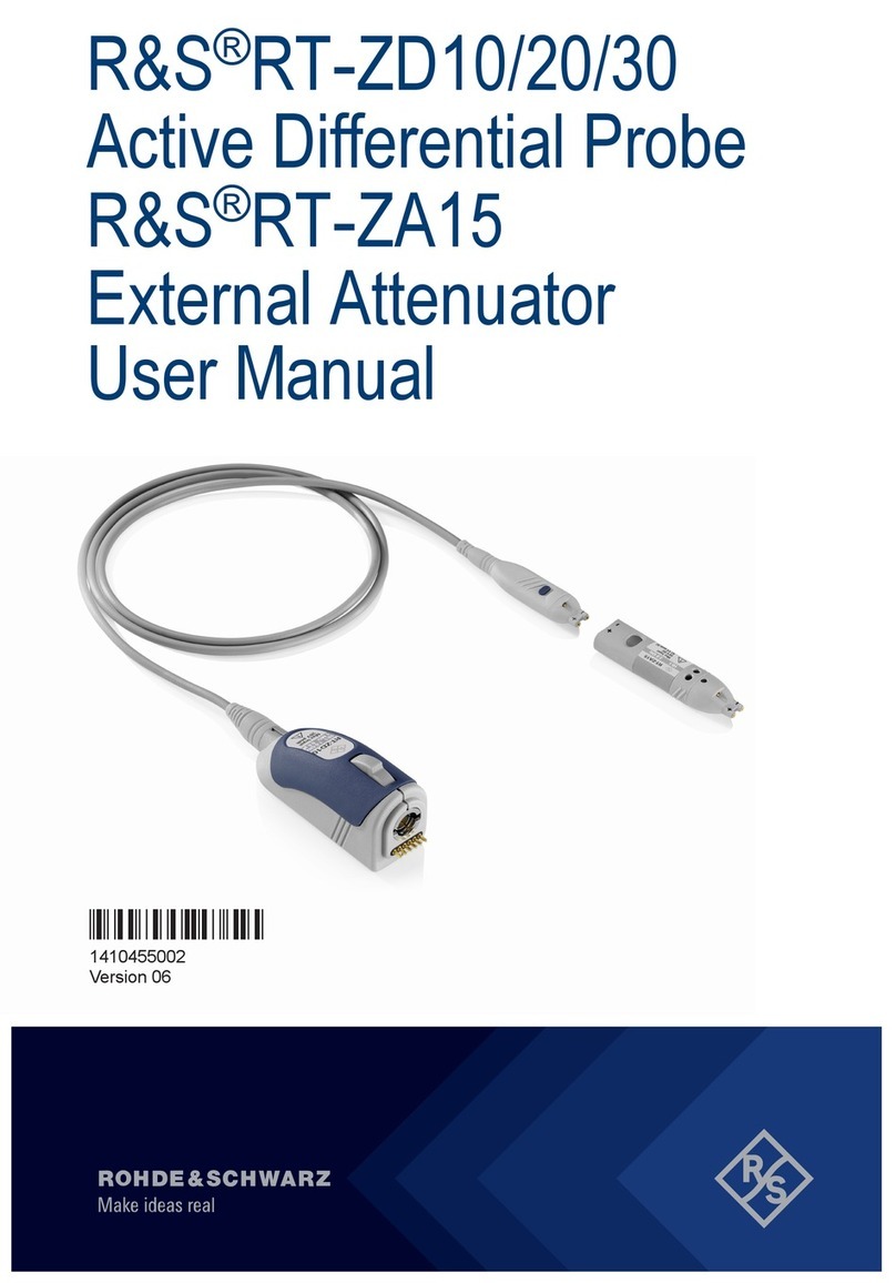 R&S RT-ZD10 user manual