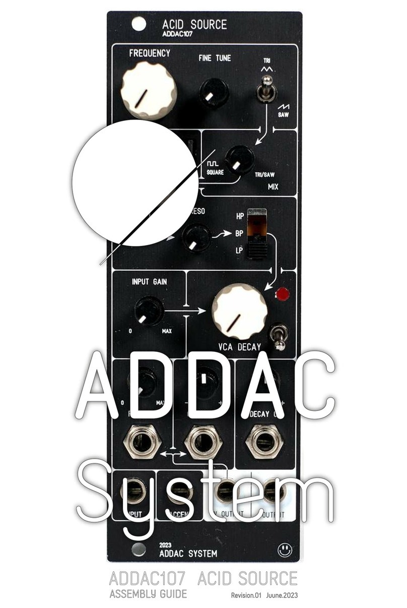 ADDAC System ADDAC107 Assembly guide