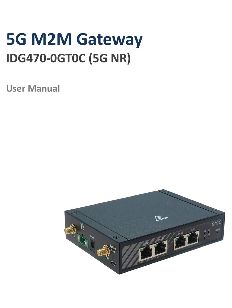 Amit IDG470-0GT0C User manual Amit IDG470-0GT0C User manual