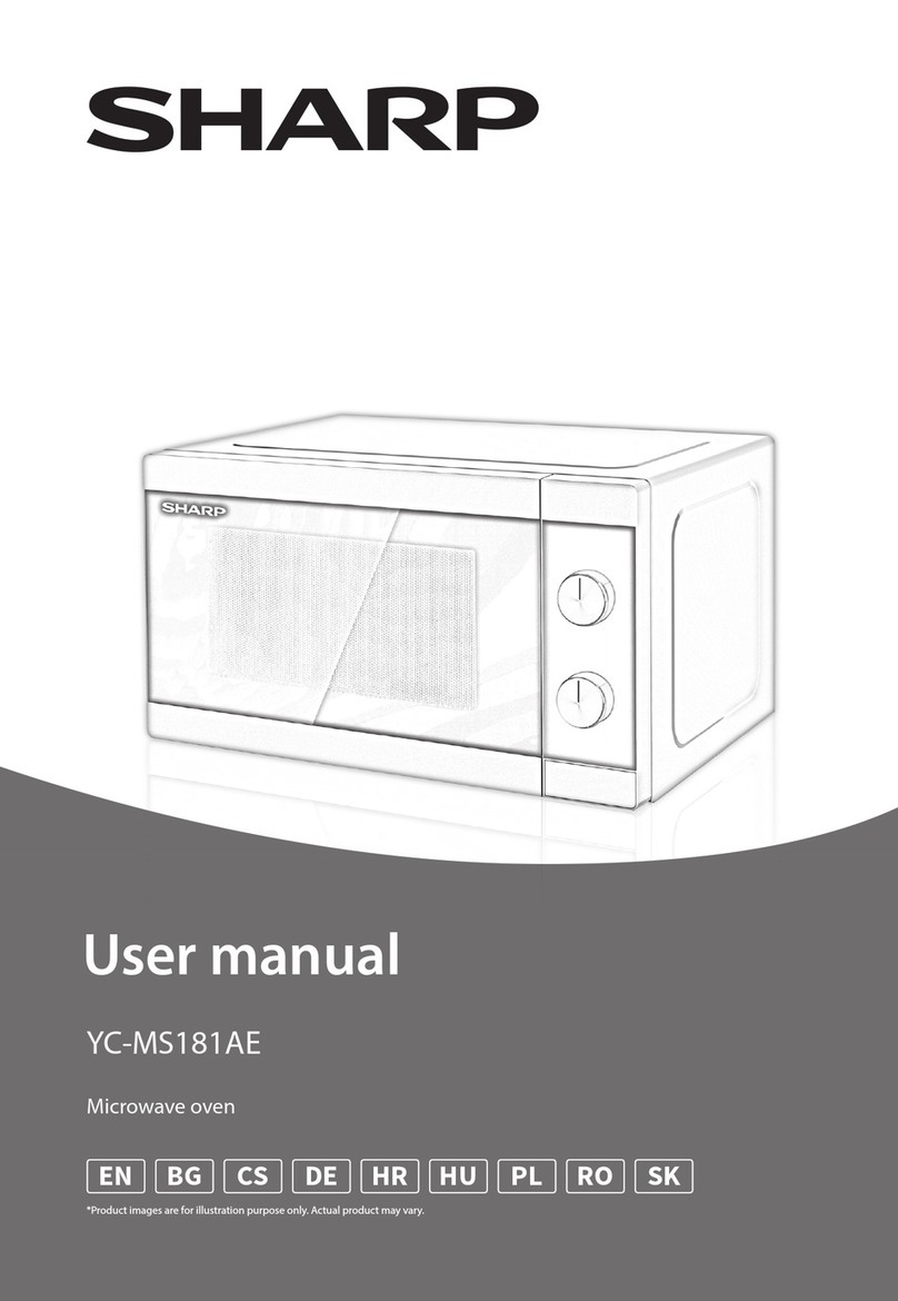 Sharp YC-MS181AE User manual