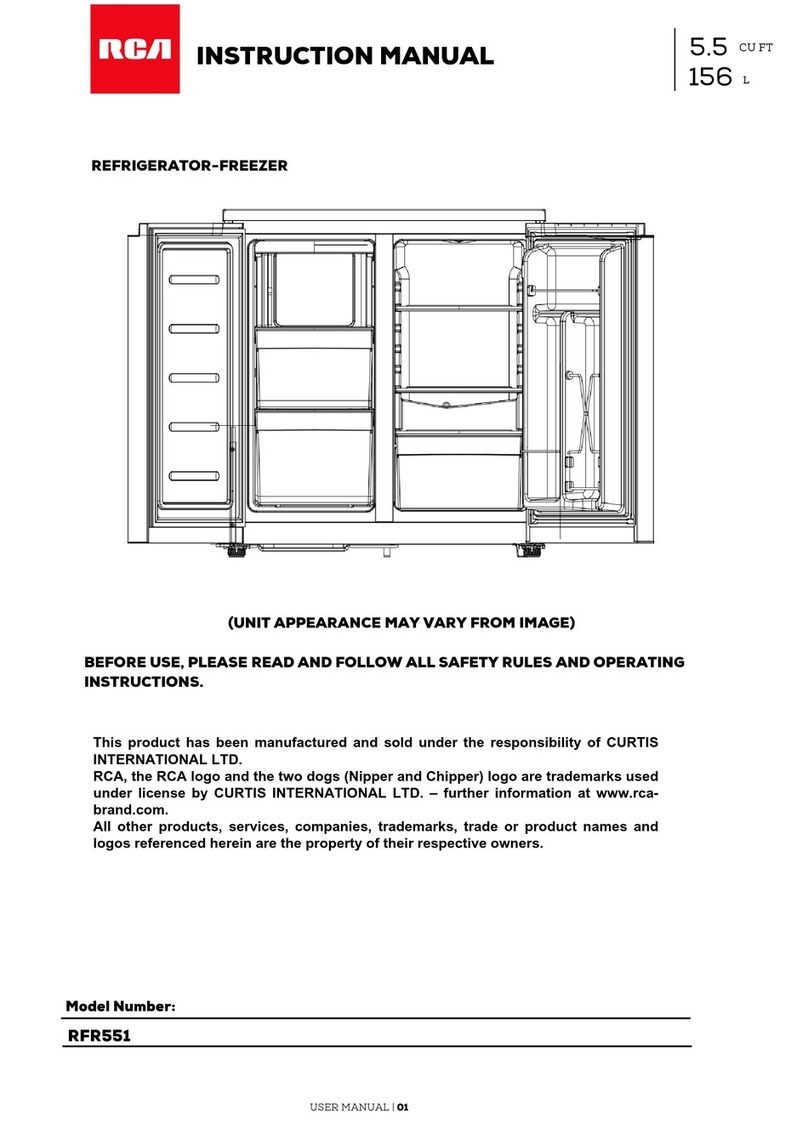 RCA RFR551 User manual